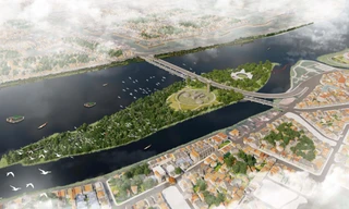 Phối cảnh công viên Thiên niên kỷ tại Dã Viên