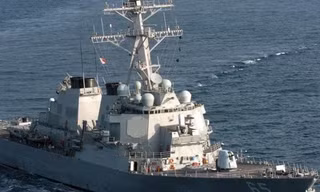 Tàu chiến Mỹ USS Benfold. (Ảnh: US Navy)