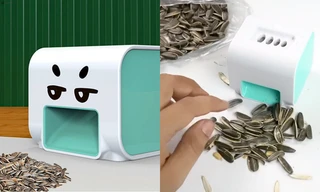 Hí hửng lên mạng mua máy bóc vỏ hạt hướng dương tự động, liệu có “thần thánh” như quảng cáo?