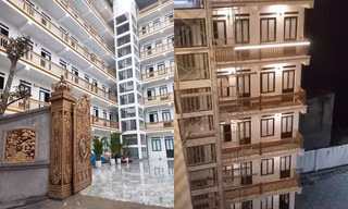 Xuất hiện khu trọ “đỉnh của chóp” tại Bắc Giang: Cổng dát vàng, thang máy, điều hoà đầy đủ