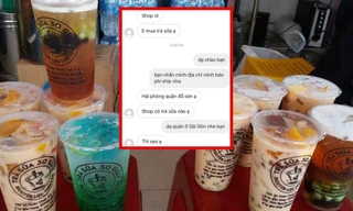 Cửa hàng bán trà sữa ở tận TP.HCM, khách tại Hải Phòng vẫn vào... đặt hàng?