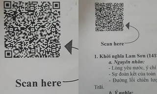 Cô giáo in cả mã QR vào đề cương, teen tò mò dùng điện thoại quét xong mà thấy “nhột“