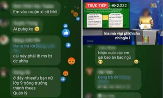 Nhiều bình luận “thả thính” tìm người yêu, trêu chọc giáo viên dưới bài giảng livestream