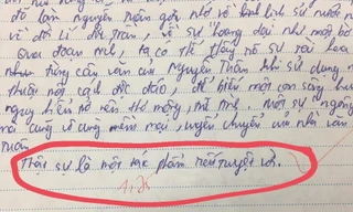 Sắp hết thời gian làm bài mà chưa kịp kết luận, teen nhanh trí viết 1 câu ngắn nhưng chất