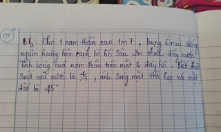 Thầy giáo Vật lý dùng hình ảnh “trai đẹp sáu múi” trong đề kiểm tra khiến teen thích thú