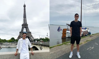 Đi du lịch châu Âu trước khi về nước, Văn Hậu bị dân mạng nhắc: Đeo khẩu trang vào đi anh!