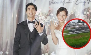 Dân mạng bất ngờ khi biết địa điểm đặc biệt tổ chức tiệc cưới của Công Phượng tại quê nhà