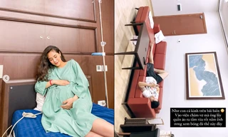 Ca nương Kiều Anh bất ngờ hạ sinh bé trai thứ hai, nhìn phòng đẻ ai cũng phải choáng ngợp!