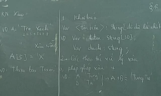 Sơn Tùng M-TP, Thiều Bảo Trâm, Hải Tú tiếp tục xuất hiện trong một bài giảng Tin học