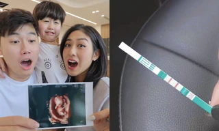 Một thập kỷ bên nhau, vợ chồng Trang Lou - Tùng Sơn lại có tin vui, bé Xoài lên chức anh 