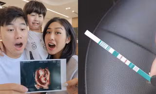 Một thập kỷ bên nhau, vợ chồng Trang Lou - Tùng Sơn lại có tin vui, bé Xoài lên chức anh 