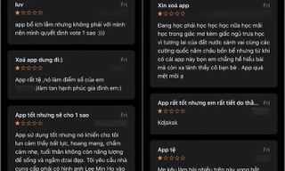Nhiều học sinh Việt rủ nhau đánh giá 1 sao ứng dụng học online