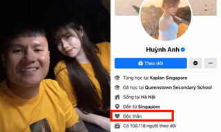 Quang Hải xóa hết ảnh bạn gái trên trang cá nhân, Huỳnh Anh chuyển trạng thái “độc thân“