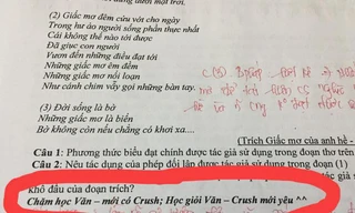 Cô giáo nhắn nhủ điều này trong đề kiểm tra môn Văn, ai nấy lập tức có động lực chăm học