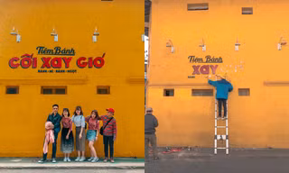 Còn 3 ngày nữa bức tường vàng "Tiệm bánh Cối Xay Gió" bị xoá bỏ, check-in nhanh nào!
