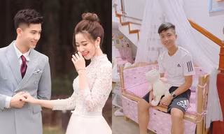 Vợ Văn Đức tiết lộ “tật xấu” của chồng, chàng cầu thủ liền có hành động gây chú ý