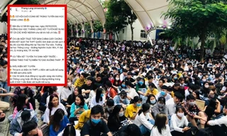 ĐH Thăng Long xét tuyển bổ sung sai quy định, phụ huynh, thí sinh thức xuyên đêm nộp hồ sơ