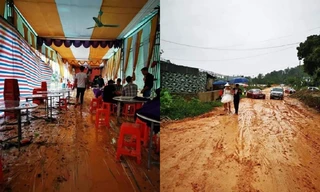 Đám cưới “nhọ” nhất năm: Tổ chức đúng mùa dịch lại còn dính mưa bão