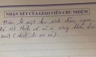 Nhận xét của giáo viên khiến học sinh “cười ra nước mắt”, không biết là khen hay chê nhỉ?