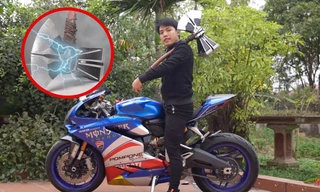 YouTuber NTN tiếp tục thực hiện clip dân mạng cho là “vô bổ“: Làm búa Thor phá huỷ mọi thứ