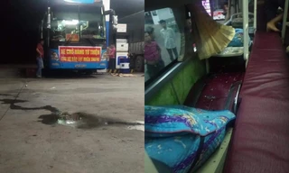 Xe chở hàng từ Sài Gòn ra Quảng Trị cứu trợ người dân vùng lũ bị ném đá vỡ kính ở Phú Yên