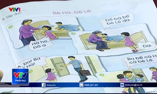 Nội dung gây tranh cãi trong sách Tiếng Việt lớp 1: Bé Hà bị ho, bà bế bé Lê?