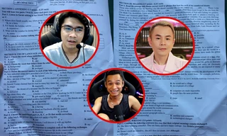 Đề thi môn tiếng Anh gây “bão“: Xuất hiện hàng loạt cái tên như Độ Mixi, PewPew, BinZ