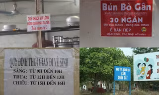Loạt biển báo, quy định vô cùng độc - lạ khiến người xem “dở khóc dở cười“