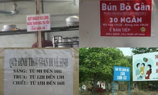 Loạt biển báo, quy định vô cùng độc - lạ khiến người xem “dở khóc dở cười“