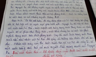 Phát hiện teen chép văn mẫu vào bài kiểm tra, cô giáo vẫn khen kèm lời giải thích thú vị