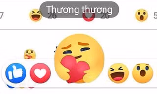 Biểu tượng cảm xúc mới của Facebook đã “cập bến” Việt Nam với tên gọi: “Thương thương“
