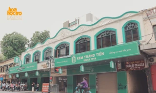 Kem Tràng Tiền “khoác áo mới”, trở thành địa điểm check-in được giới trẻ Hà Nội yêu thích