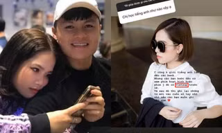 Chia sẻ bí kíp học tiếng Anh, “tình cũ” của Quang Hải lại gây chú ý vì mắc lỗi cơ bản