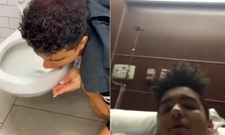 Quả báo đến sớm: Liếm bồn cầu để nổi tiếng, Vlogger dương tính với COVID-19!