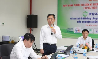 Phó Chủ tịch UBND TP Hà Nội Hà Minh Hải phát biểu