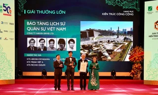 Công trình Bảo tàng lịch sử Quân sự Việt Nam đạt giải thưởng Lớn về kiến trúc quốc gia