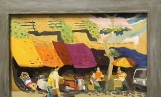 Tranh của 14 họa sĩ về Hà Nội 