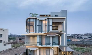 Biệt thự có mặt tiền độc đáo phù hợp với gia đình 3 thế hệ