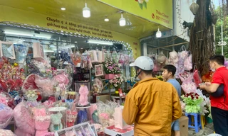 Hoa bánh kem, hoa thú bông độc lạ hút giới trẻ dịp 20/10