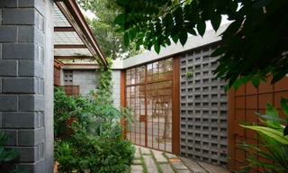 Mẫu nhà không sơn trát giảm chi phí mà đẹp