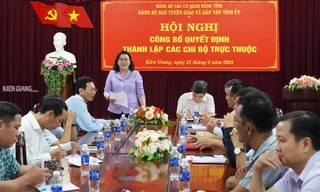 Bản tin 8H: Ban Tuyên giáo và Dân vận Tỉnh ủy Kiên Giang có nữ Bí thư Đảng ủy