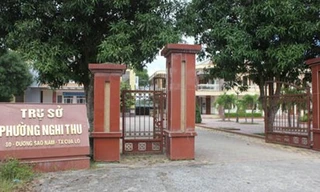 Trụ sở phường Nghi Thu (thị xã Cửa Lò).