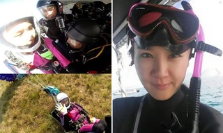 Những hình ảnh cuối cùng của Jung In Ah trên trang cá nhân.