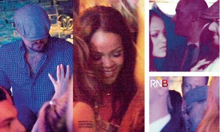 Lộ ảnh Leo DiCaprio 'khoá môi' Rihanna