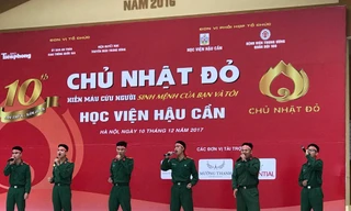 Khởi động Chủ Nhật Đỏ 2018 tại Học viện Hậu cần