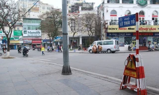 Hà Nội yêu cầu vật liệu lát vỉa hè, bó vỉa là vật liệu tự nhiên, kết cấu bền vững đảm bảo sử dụng 50-70 năm. Ảnh minh họa