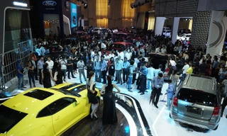 Triển lãm ô tô Việt Nam 2016 có quy mô nhỏ hơn năm trước do diện tích hạn chế.