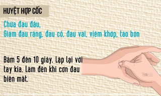 [ĐỒ HỌA] Bấm huyệt giảm các cơn đau