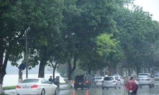 Chiều tối và đêm nay Bắc Bộ có mưa rào và dông