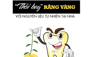 [ĐỒ HỌA] 'Đánh bay' răng ố vàng ngay tại nhà